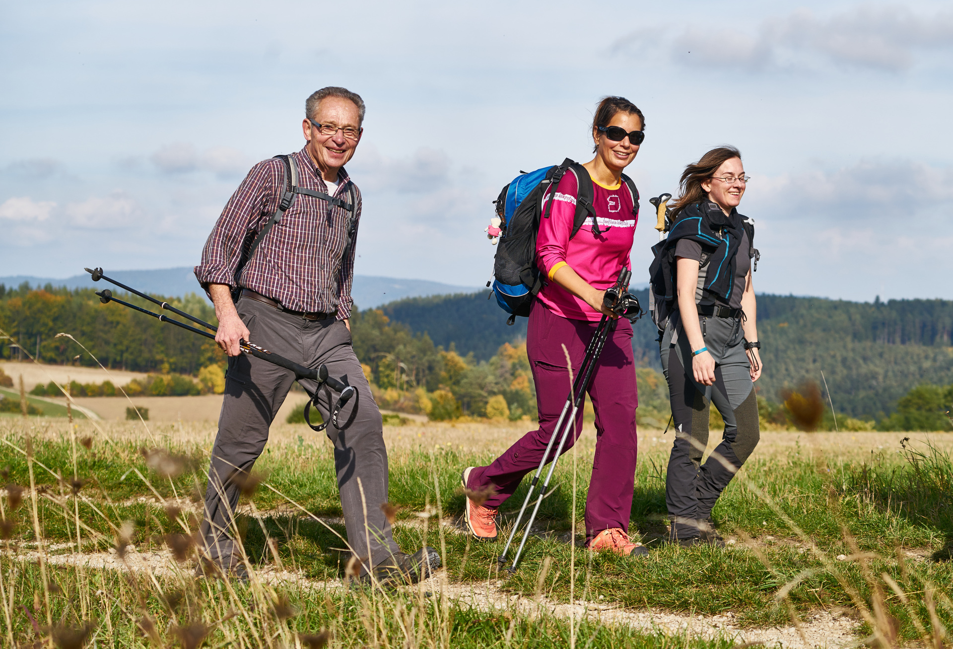 Unterwegs auf dem FrankenwaldSteig_Foto Naturpark Frankenwald & Marco Felgenhauer